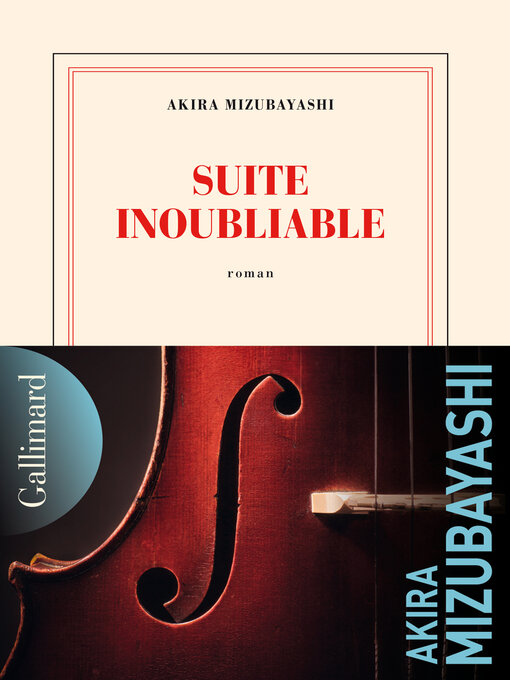 Title details for Suite inoubliable by Akira Mizubayashi - Available